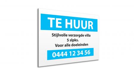 Reclamebord bedrukt Reclamebord bedrukt