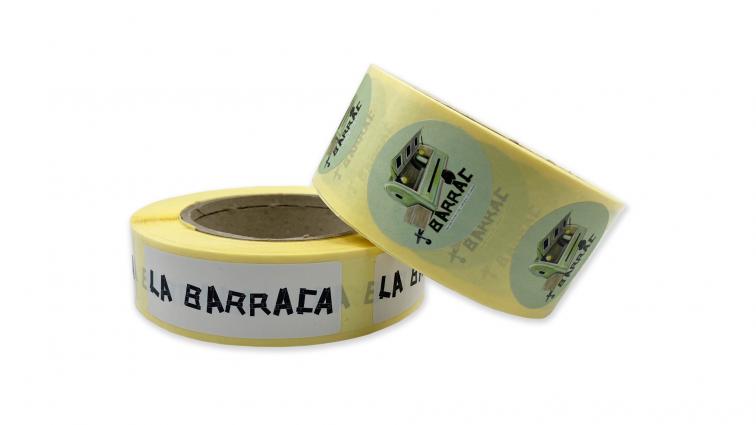 Stickers op rol Barrac/Barraca Stickers op rol Barrac/Barraca