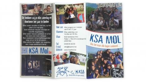 Folder KSA MOL buitenzijde Folder KSA MOL buitenzijde