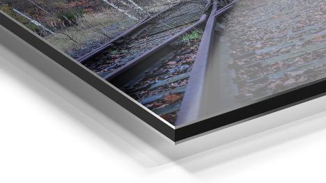 Foto op metaalplaat spoorweg Foto op metaalplaat spoorweg