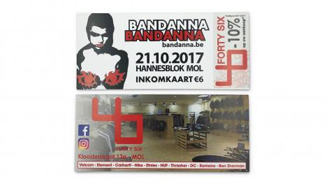 Inkomkaart Bandanna Bandanna Inkomkaart Bandanna Bandanna