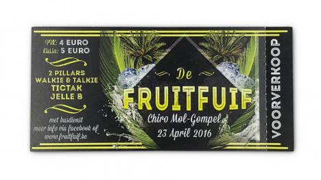 Inkomkaart Fruitfuif Inkomkaart Fruitfuif