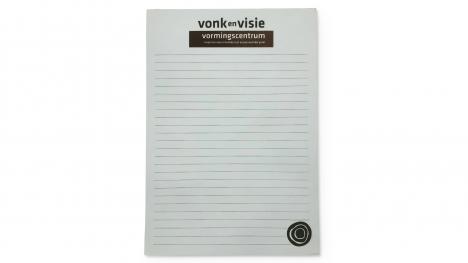 Schrijfblok Vonk & Visie Schrijfblok Vonk & Visie