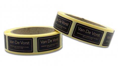 Stickers op rol Bakkerij Van De Vorst Stickers op rol Bakkerij Van De Vorst